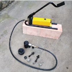 foot pedal hydraulic punch tool